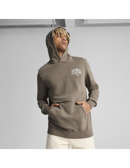Sudadera Puma-PUMA CLASS Washed Hoodie TR-684641-93-MARRON UNISEX