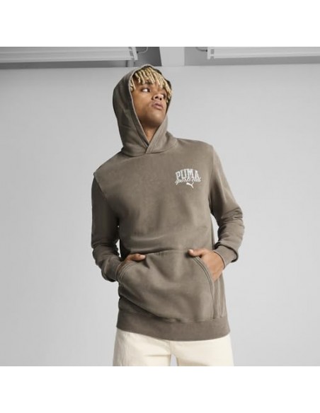 Sudadera Puma-PUMA CLASS Washed Hoodie TR-684641-93-MARRON UNISEX