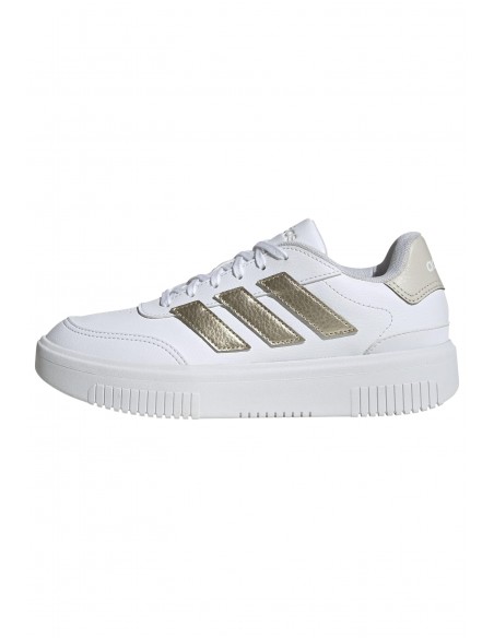 Calzado Tiempo Libre Adidas COURTBLOCK BOLD-JI2203-NEGRO-MUJER