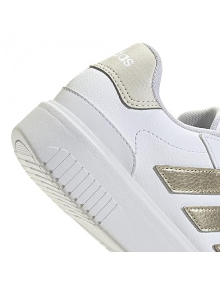Calzado Tiempo Libre Adidas COURTBLOCK BOLD-JI2203-NEGRO-MUJER