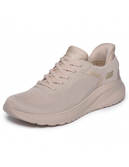 Calzado Sneaker-SKECHERS BOBS SQUAD CHAOS - CURRENT MU-117497-NAT-MUJER-BEIGE