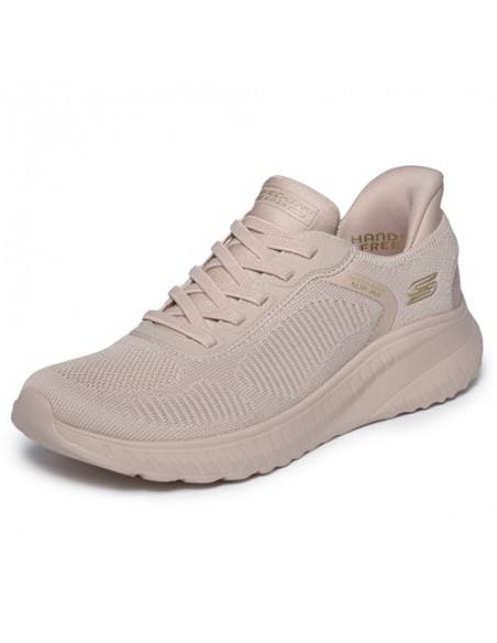Calzado Sneaker-SKECHERS BOBS SQUAD CHAOS - CURRENT MU-117497-NAT-MUJER-BEIGE
