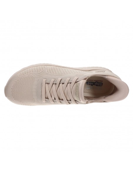 Calzado Sneaker-SKECHERS BOBS SQUAD CHAOS - CURRENT MU-117497-NAT-MUJER-BEIGE