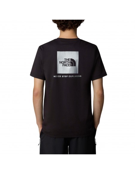 CAMISETA TNF MEN'S S/S REFLECTIVE BOX NSE TEE - NEGRO