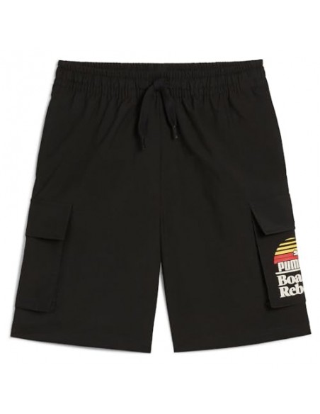 Shorts Puma-MID90S Cargo Chino Shorts B-685154-01-NEGRO UNISEX JUNIOR