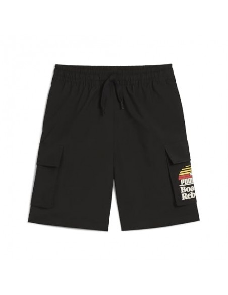 Shorts Puma-MID90S Cargo Chino Shorts B-685154-01-NEGRO UNISEX JUNIOR