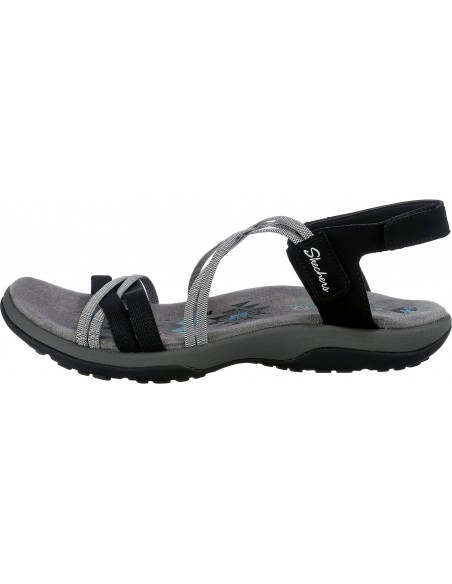 Calzado multideporte SKECHERS-REGGAE SLIM-TAKES TW-163112BKCC-NEGRO-MUJER