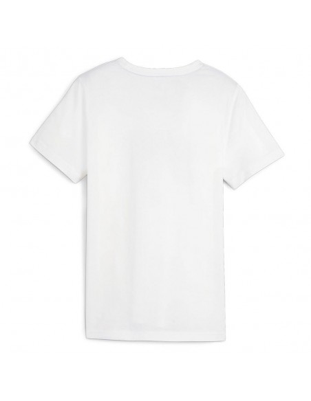 Camiseta de manga corta PUMA 586985-35-ESS+ 2 Col Logo Tee B-UNISEX JUNIOR-VERDE