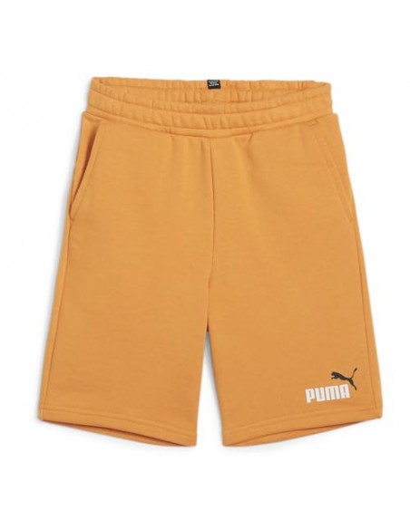 Pantalon corto PUMA 586989-94-ESS+ 2 Col Shorts TR B-UNISEX JUNIOR-VERDE