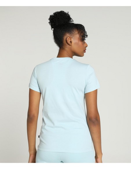Camiseta de manga corta PUMA 586775-25-ESS Logo Tee (s)-MUJER-VERDE