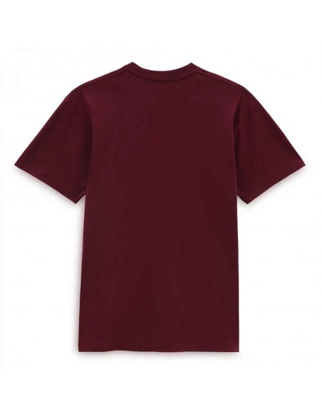 CAMISETA VANS MINI SCRIPT TEE-B VN0A7Y3SBRG BURGUNDY