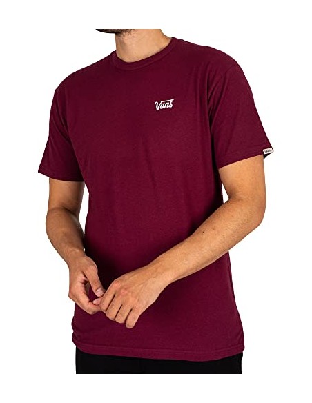 CAMISETA VANS MINI SCRIPT TEE-B VN0A7Y3SBRG BURGUNDY