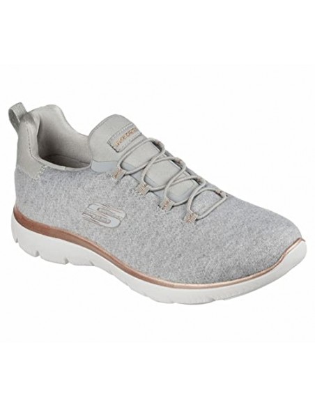 Calzado multideporte SKECHERS-SUMMITS - DAZZLING ME-149528GRY-MUJER-GRIS