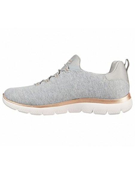 Calzado multideporte SKECHERS-SUMMITS - DAZZLING ME-149528GRY-MUJER-GRIS