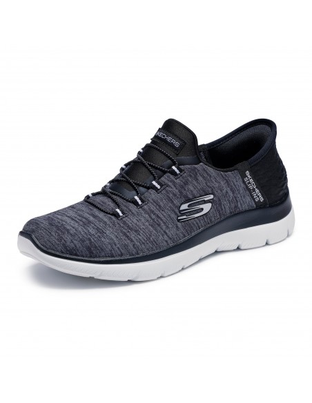 Calzado multideporte SKECHERS-SUMMITS - DAZZLING H-149937BKW-NEGRO-BLANCO-MUJER