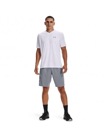 UA PANT.CORTO TECH GRAPHIC