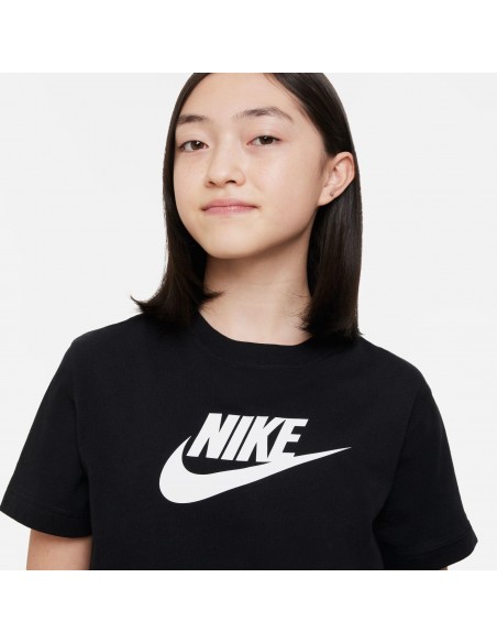 CAMISETA NIKE SPORTSWEAR BIG KIDS (GIRLS) NEGRO FD0928 010
