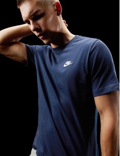 CAMISETA NIKE M NSW CLUB TEE AA AZUL MARINO AR4997-410 2