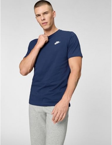 CAMISETA NIKE M NSW CLUB TEE AA AZUL MARINO...