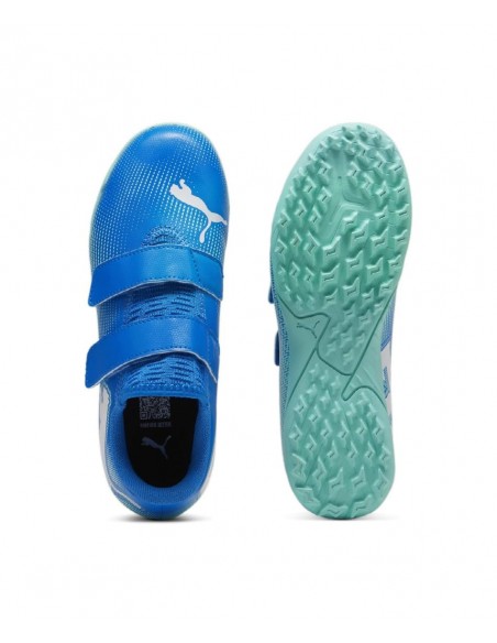 BOTA DE FÚTBOL FUTURE 7 PLAY TT V JR BLUE-MINT (107955-01)