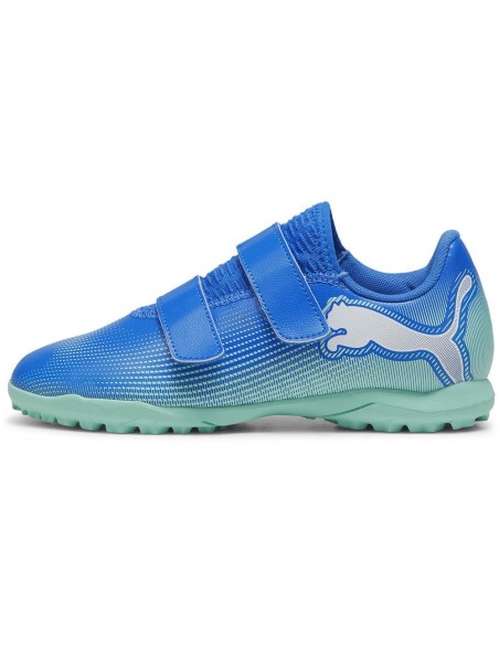 BOTA DE FÚTBOL FUTURE 7 PLAY TT V JR BLUE-MINT (107955-01)