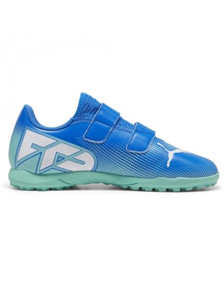 BOTA DE FÚTBOL FUTURE 7 PLAY TT V JR BLUE-MINT (107955-01)