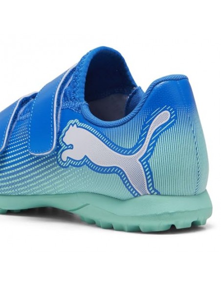 BOTA DE FÚTBOL FUTURE 7 PLAY TT V JR BLUE-MINT (107955-01)