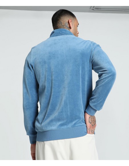 CHAQUETA PUMA ESS+ MINIMAL GOLD VELOUR TRACK JACKET
