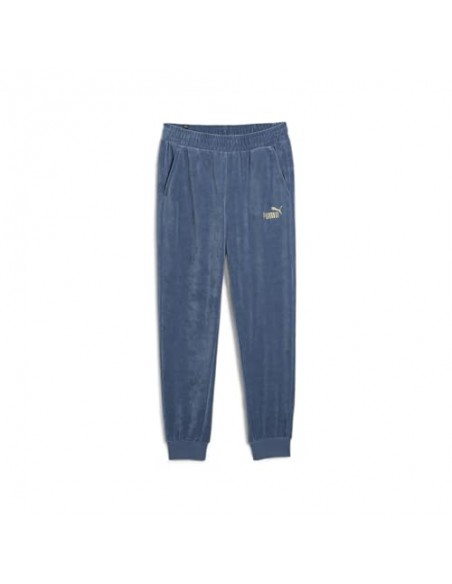 PANTALÓN PUMA ESS+ MINIMAL GOLD VELOUR TRACK SWEATPANTS