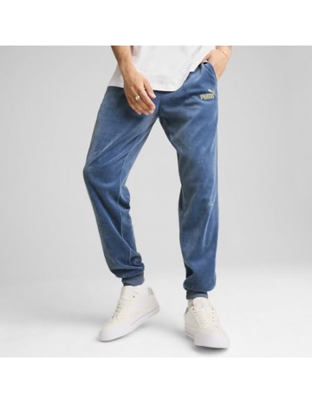 PANTALÓN PUMA ESS+ MINIMAL GOLD VELOUR TRACK SWEATPANTS