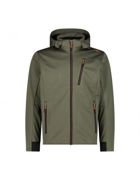 CMP SOFTSHELL MAN ZIP HOOD JACKET