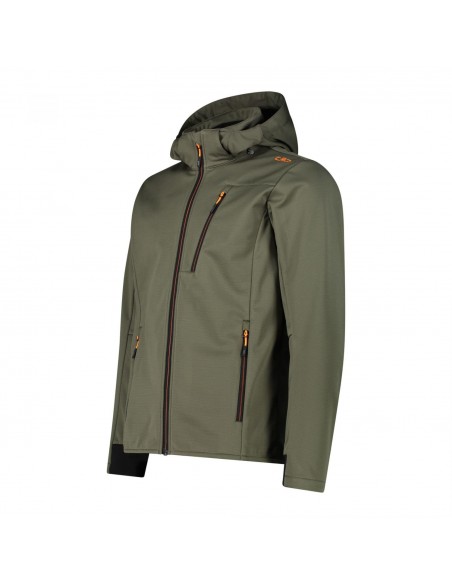 CMP SOFTSHELL MAN ZIP HOOD JACKET