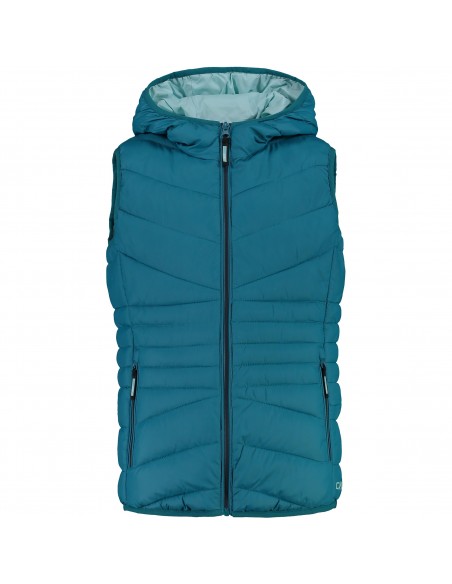 CHALECO CMP GIRLS VEST FIX HOOD