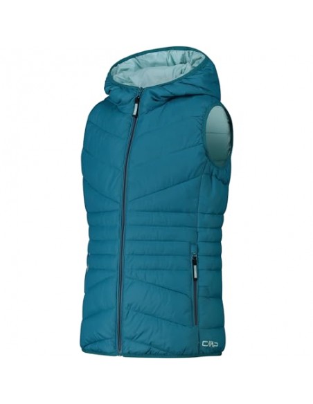 CHALECO CMP GIRLS VEST FIX HOOD