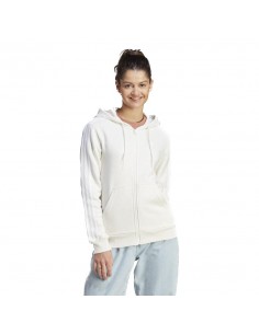 CHAQUETA CON CAPUCHA ADIDAS W 3S FT FZ R HD