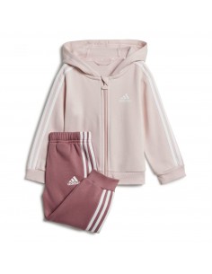 CHANDAL ADIDAS I 3S FZ FL JOG IV7410 SANPIN/WHITE NIÑA