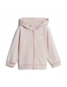 CHANDAL ADIDAS I 3S FZ FL JOG IV7410 SANPIN/WHITE NIÑA 2