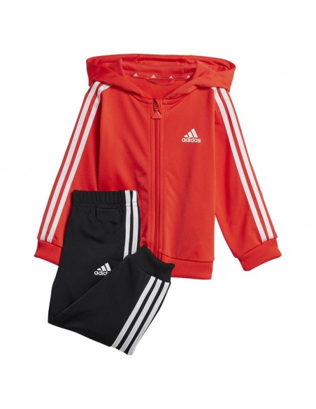 CHANDAL ADIDAS I 3S FZ FL JOG IV7410 SANPIN/WHITE NIÑA