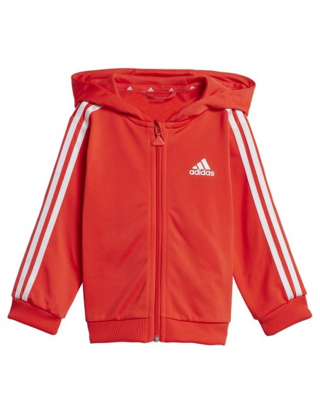CHANDAL ADIDAS I 3S FZ FL JOG IV7410 SANPIN/WHITE NIÑA