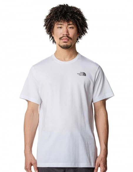 CAMISETA TNF MEN'S VERTICAL SS TEE - BLANCA