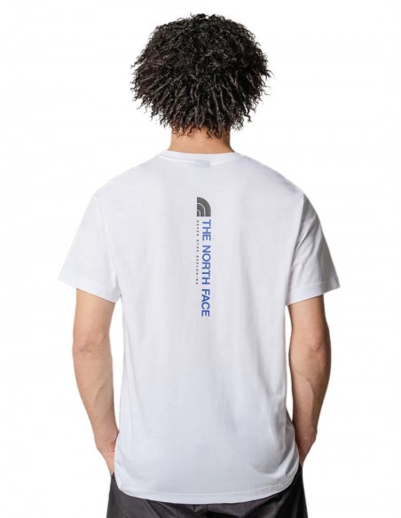 CAMISETA TNF MEN'S VERTICAL SS TEE - BLANCA
