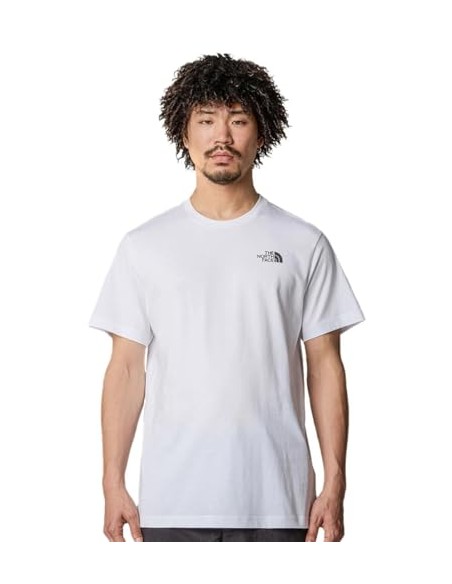 CAMISETA TNF MEN'S VERTICAL SS TEE - BLANCA