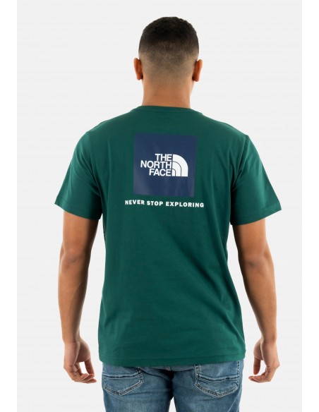 CAMISETA TNF MEN'S S/S BOX NSE TEE FOREST GREEN
