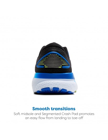 ZAPATILLA BROOKS GHOST 16 1104181D002 623 BLACK/COBALT/NEON YELLOW MEN