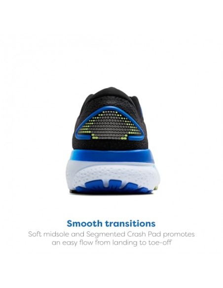 ZAPATILLA BROOKS GHOST 16 1104181D002 623 BLACK/COBALT/NEON YELLOW MEN