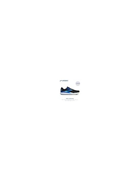 ZAPATILLA BROOKS GHOST 16 1104181D002 623 BLACK/COBALT/NEON YELLOW MEN