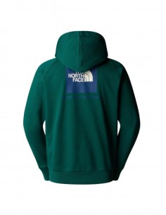 SUDADERA MEN'S RAGLAN BOX NSE HOODIE - GREEN