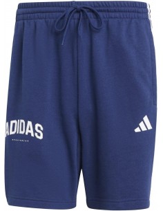 Pantalón corto Adidas-M 3S SHO-JM2483 AZUL-HOMBRE