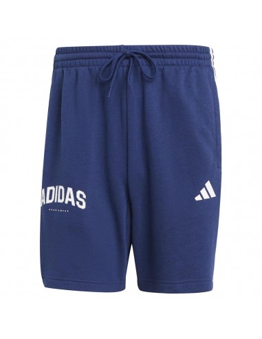 Pantalón corto Adidas-M 3S SHO-JM2483 AZUL-HOMBRE