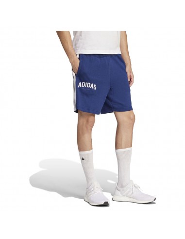 Pantalón corto Adidas-M 3S SHO-JM2483 AZUL-HOMBRE